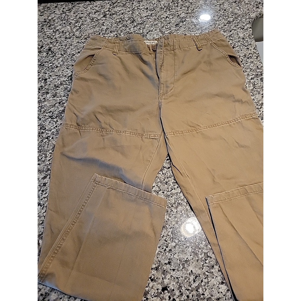 Frye and Co Utility Pants Men's 34x30 Beige‎ Casual Cotton Blend Stretch